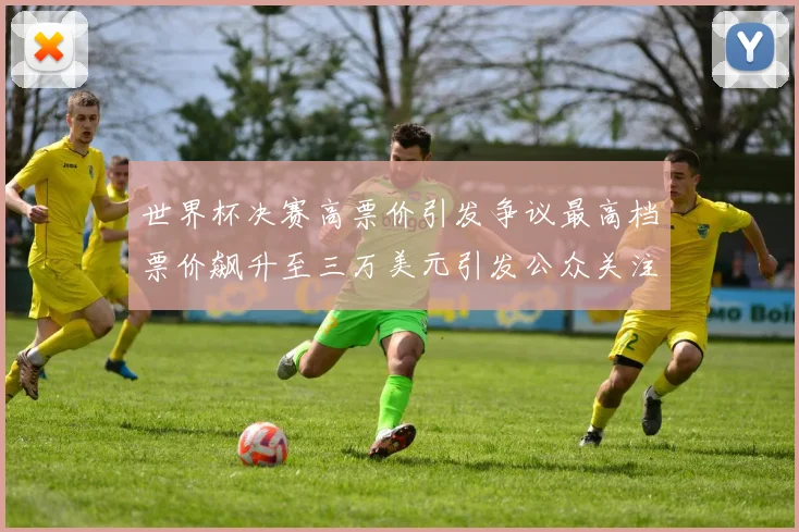世界杯决赛高票价引发争议最高档票价飙升至三万美元引发公众关注